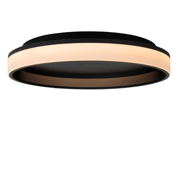 Lucide ESTREJA - Plafonnier - Ø 40 cm - LED 3 StepDim - CCT - 2500K/3000K - Noir - détail 1